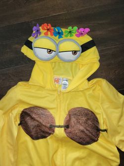 Despicable mean minion halloween costume , women's size small