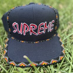 Supreme Beaded SnapBack Hat 