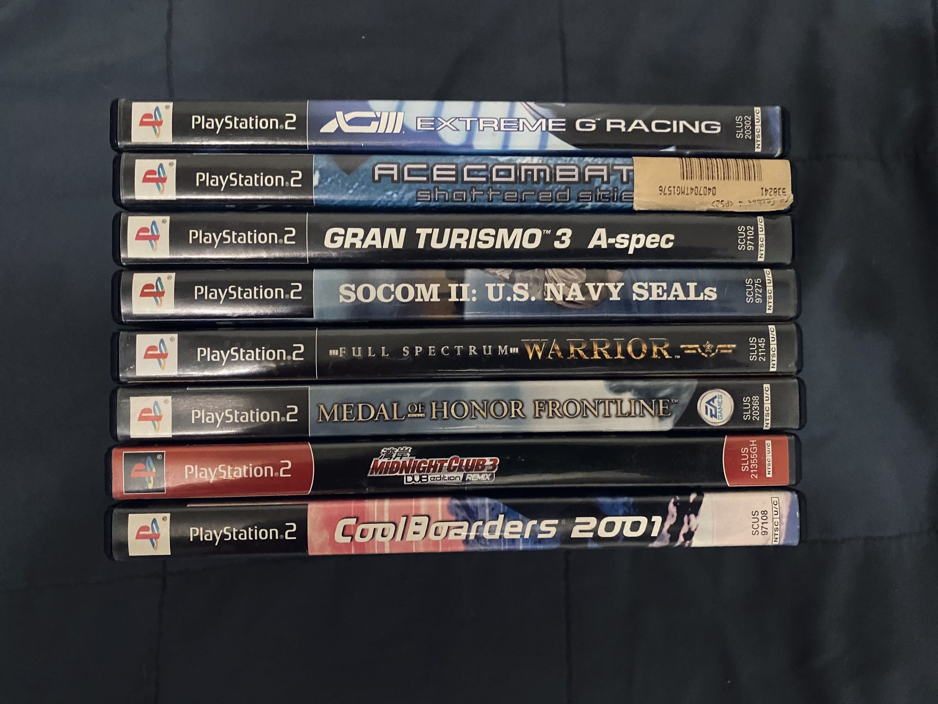 Sony Playstation 2 Ps2 CIB Games Lot Of 8 Fully Functional In Very Good Condition Adult Owned Please check out photos for game titles.