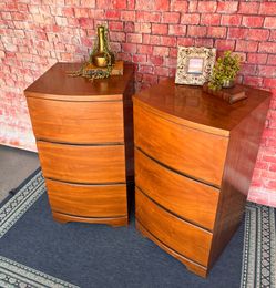 MCM nightstand set of 2 bedside table