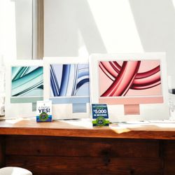 MQR93LL/A Apple iMac 24” all in one m3 chip 8gb 256gb 2yr warranty 