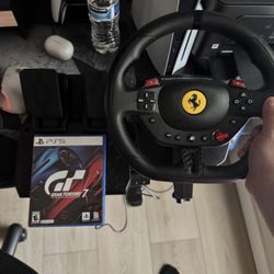 PS5 Racing Wheel And Grand Turismo 7 Game