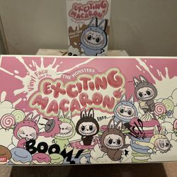 Popmart The Monsters Exciting Macaron Vinyl Face Blind Box Sealed Pop Mart Labubu