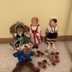 Dolls/toys at five dollars each