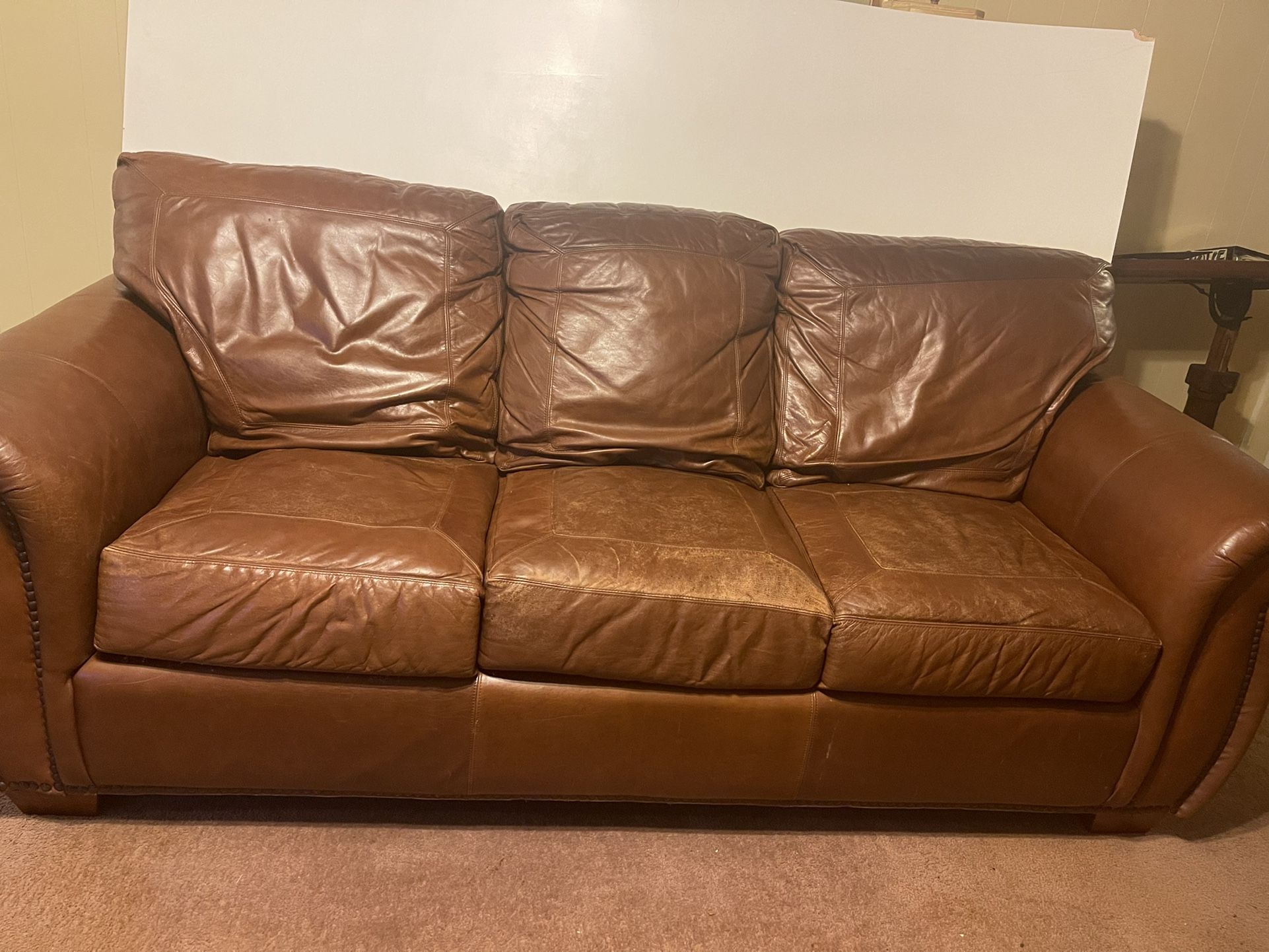 Leather Sofa 