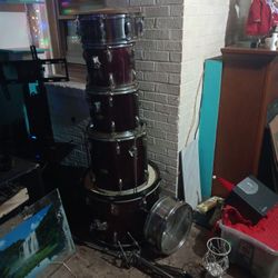 Tama drum set.