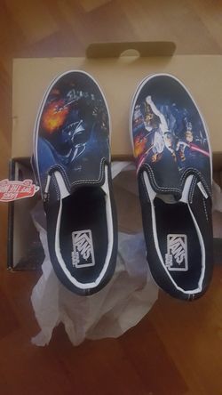 VANS SLIP ON STAR WARS sz 10