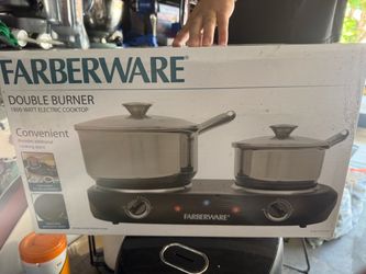 Farberware 1800W Double Burner Electric Cooktop - Like New