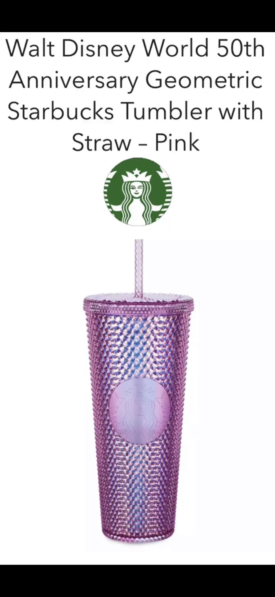 Disney Starbucks Tumbler Cup Pink for Sale in Los Angeles, CA - OfferUp
