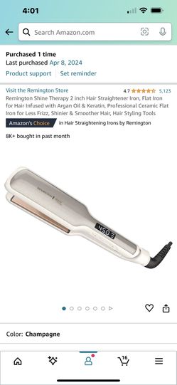 Remington Hair Straightener (brand New)
