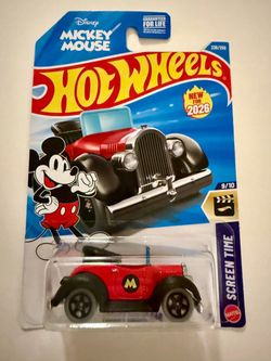 ❤️Hot Wheels Disney Mickey Mouse Car Screen Time 1:64