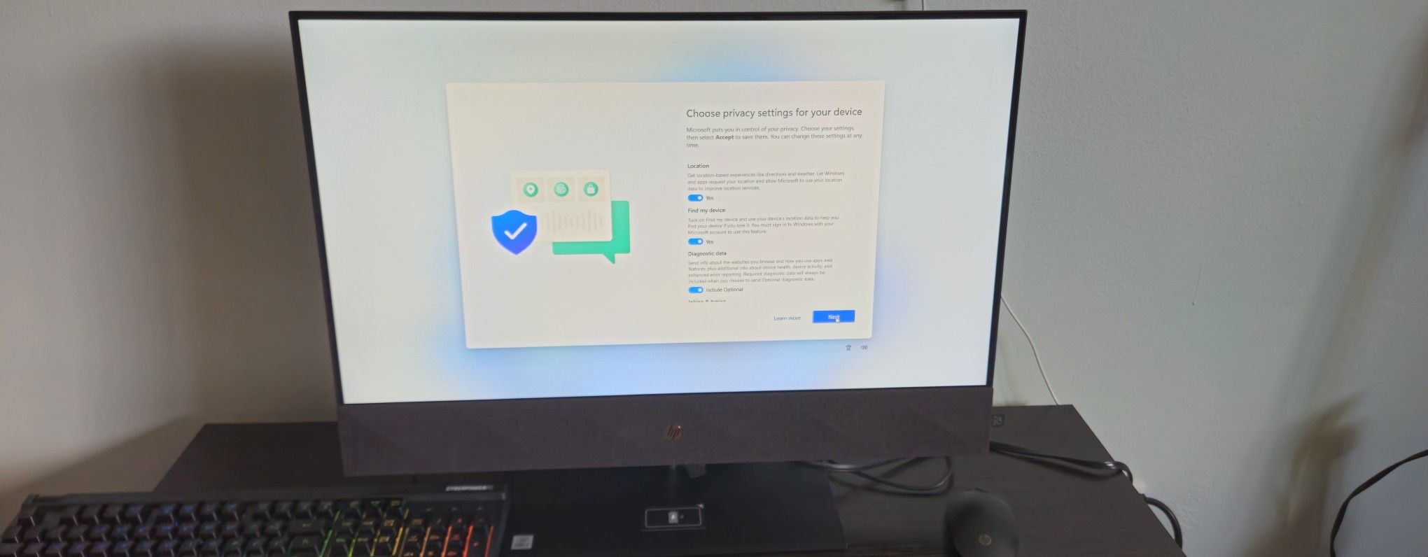 HP 27in All In One I7