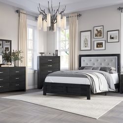 4 Pcs Queen Size Bedroom Set 