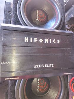 2 12 Massive audio 2500 Hifonics wires