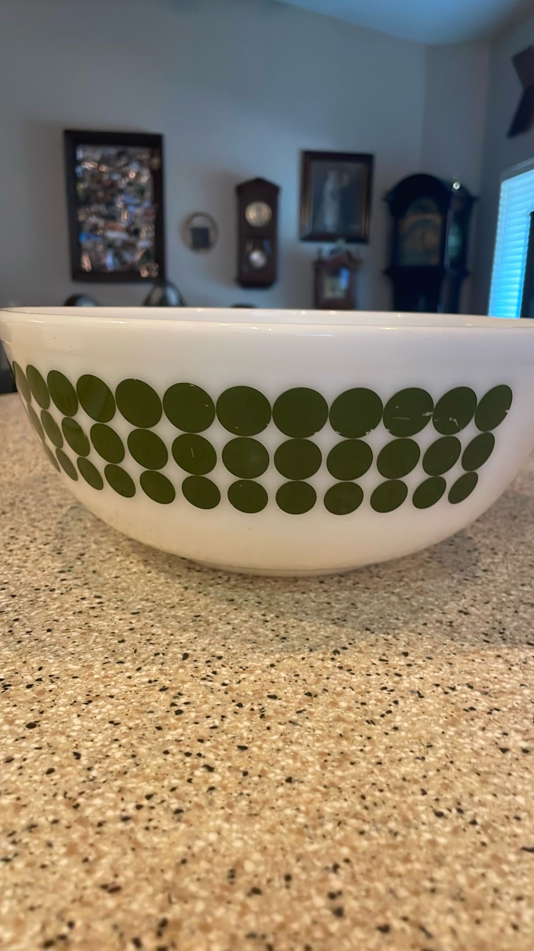 Pyrex Green Dots
