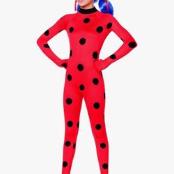 Miraculous Lady Bug Kids Jumpsuit Costume
