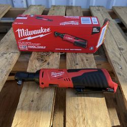 Milwaukee TOOL ONLY  M12 12V Lithium-Ion Cordless 3/8 in. Ratchet NEW $120