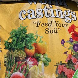 Worm Casting,40lb  Organic Fertilizer  Guano Gusano,humus 