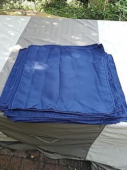 52 pieces of dark marine blue cloth napkins,$2 .50 per piece