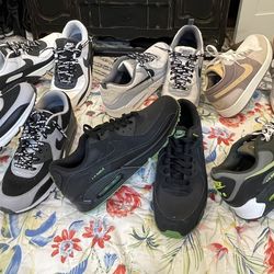 All Sz12 NIKE airmax 90’s And Jordan 1 Low 
