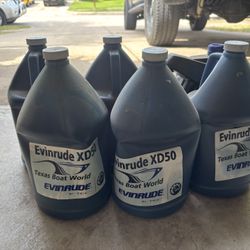 6 Gallons Oil For Outboards 2 Strokes Evinrude Motor 