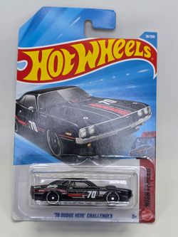 2026 HOT WHEELS BLACK '70 DODGE HEMI CHALLENGER 4/10 NIGHTSPEED 36/250