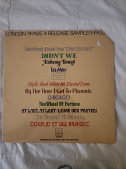 London Phase 4 Release Sampler Vintage Vinyl Sealed