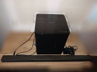 Samsung HW-H550 Soundbar & Wireless Subwoofer – 2.1 Channel, 320W – $65 or OBO