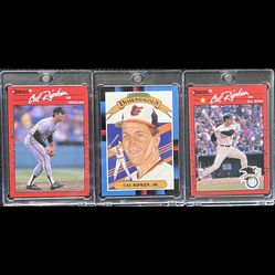 Very 3 Unique And Rare Cal Ripken Baseball Cards