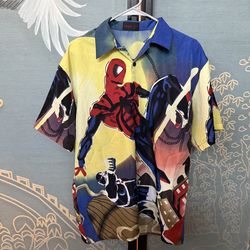 Spider-Man button up