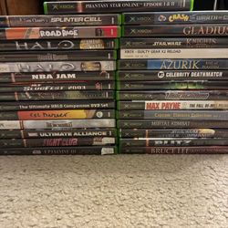 Microsoft original Xbox Video Games, $15 each