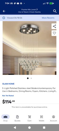 2 New in boxes clear white Chandeliers