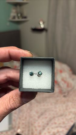 Moissanite earrings