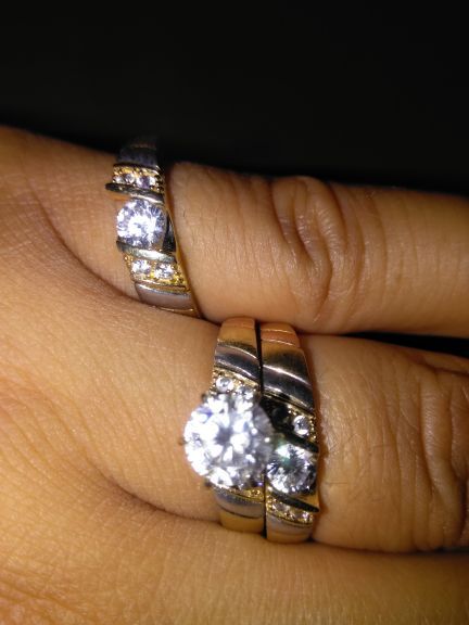 Trio wedding set