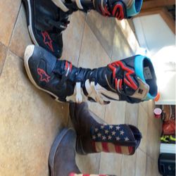 Motocross Cowboy Boots
