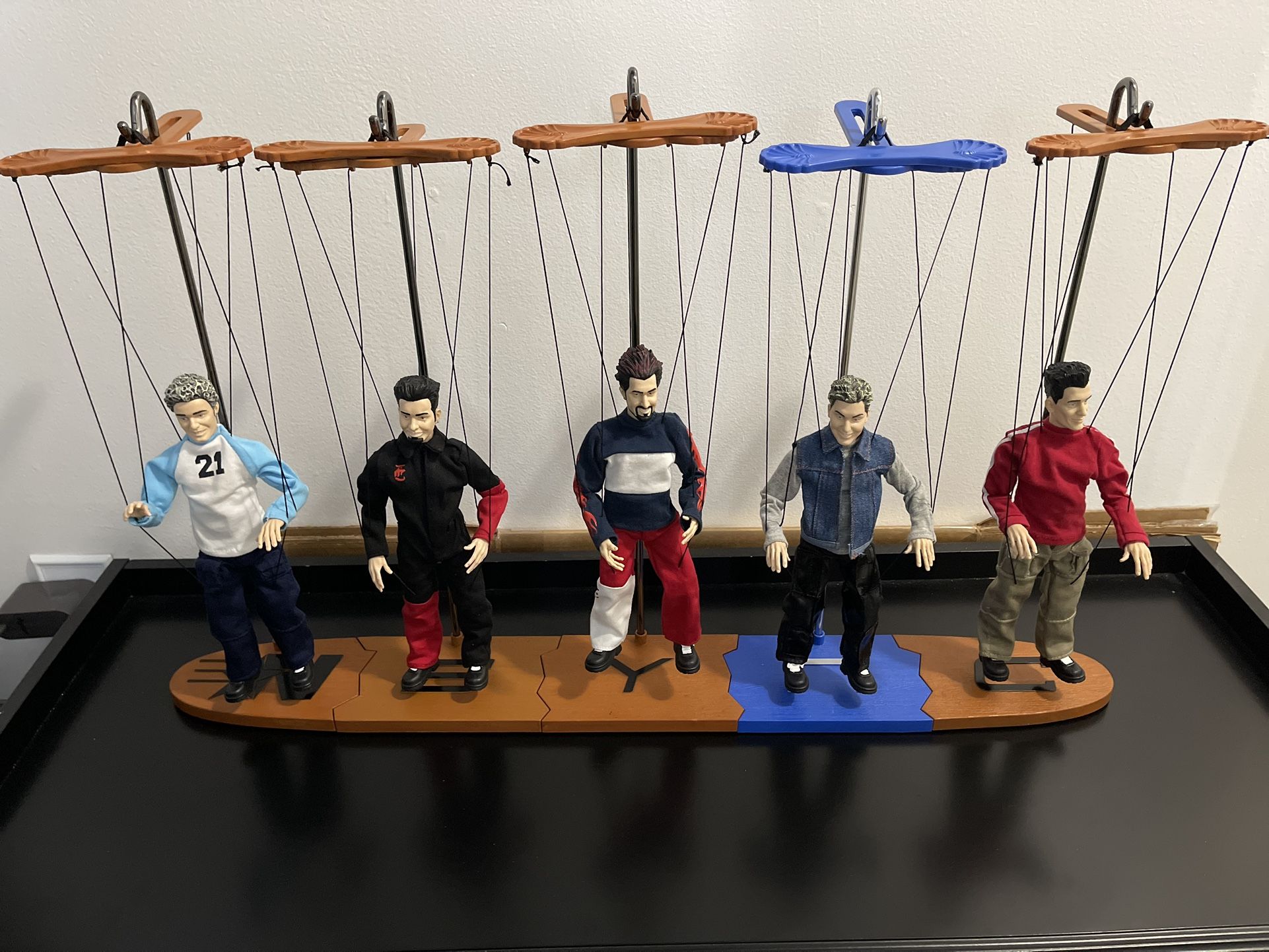 NSYNC Marionette Living Toyz Collectible Dolls Full Set Lose Without Box