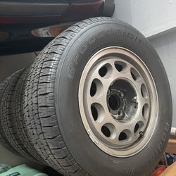 Foxbody 15 Inch 10 Hole Rims And Tires 
