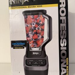 Ninja Professional Blender 1000W, Total Crushing Technology- Smoothies, Ice Crushing & Frozen Fruit, Full-Size Countertop Blender, 72-oz. Pitcher, Bla