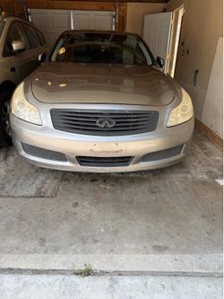 07-09 INFINITI G35 G37 SEDAN - FRONT BUMPER/headlights