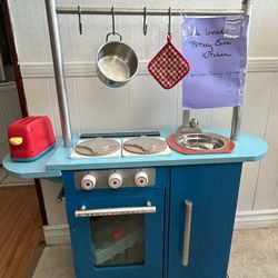 Rare Pottery Barn 2000's Retro Kitchen