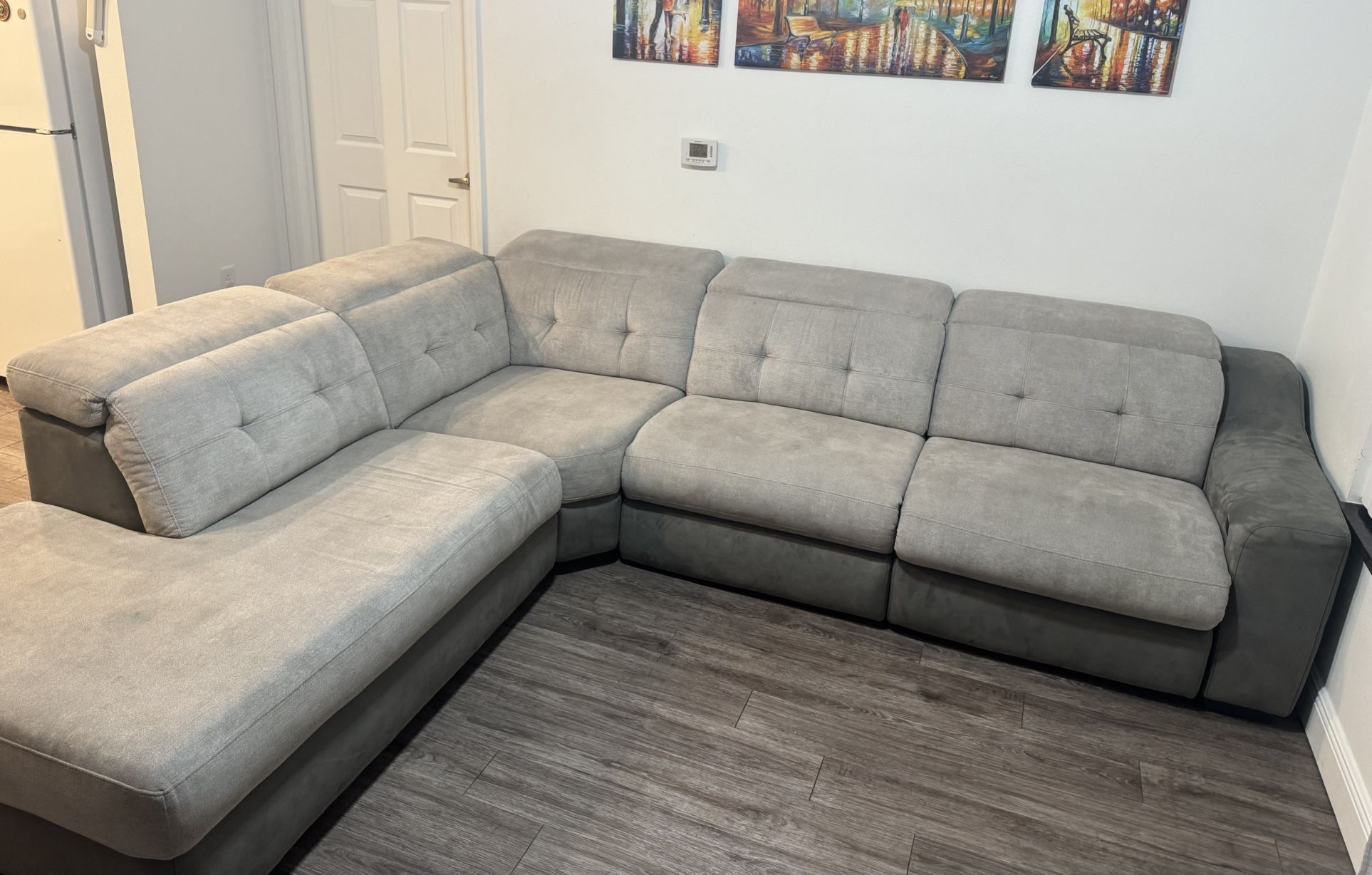 5 Pc Power Reclining Sectional