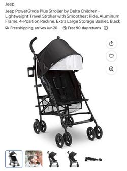 Jeep light weight travel stroller