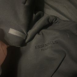 Essential Hoodie Black Oversize