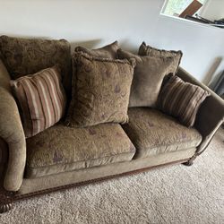 Free Couch Chair End Tables And Ottoman Nice No Tips Or Tears