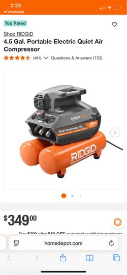 Rigid compressor with hose