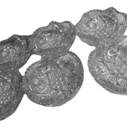 American Brilliant Quaker City Bowl Set 6