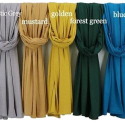 Womens Colorful Premium Jersey Hijabs