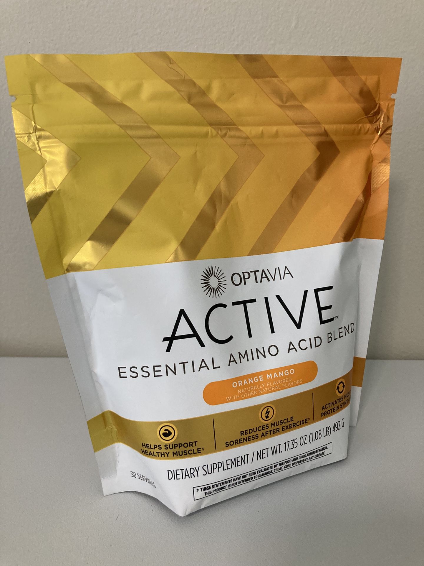 Optavia ACTIVE Essential Amino Acid Blend - Orange Mango