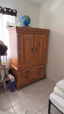 Wood armoire