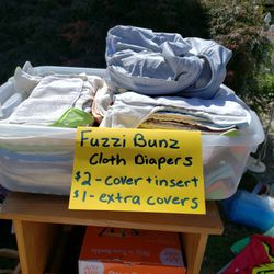 Fuzzi Bunz Cloth Diapers, XS-M